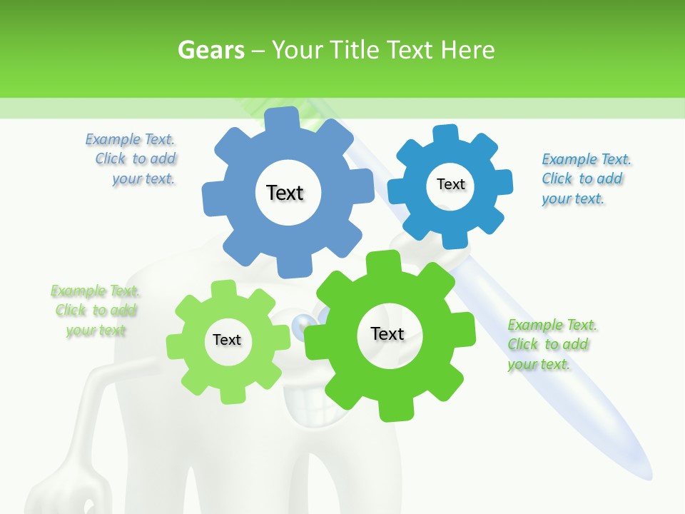 Toothpaste Dentist Teeth PowerPoint Template