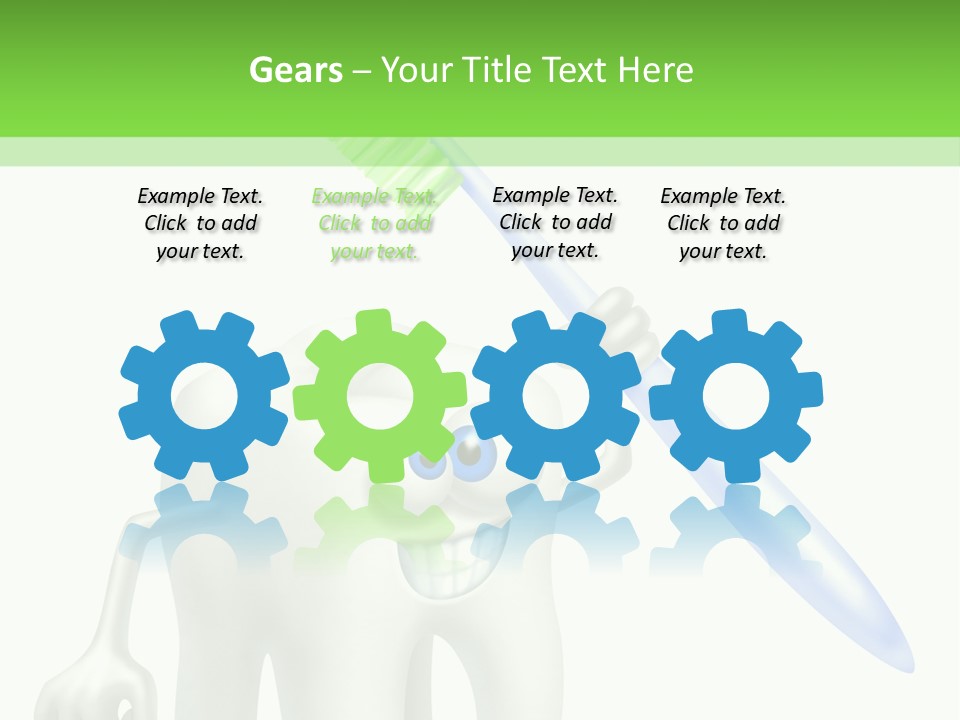 Toothpaste Dentist Teeth PowerPoint Template