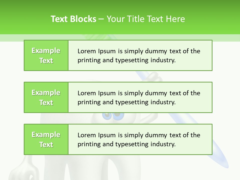 Toothpaste Dentist Teeth PowerPoint Template