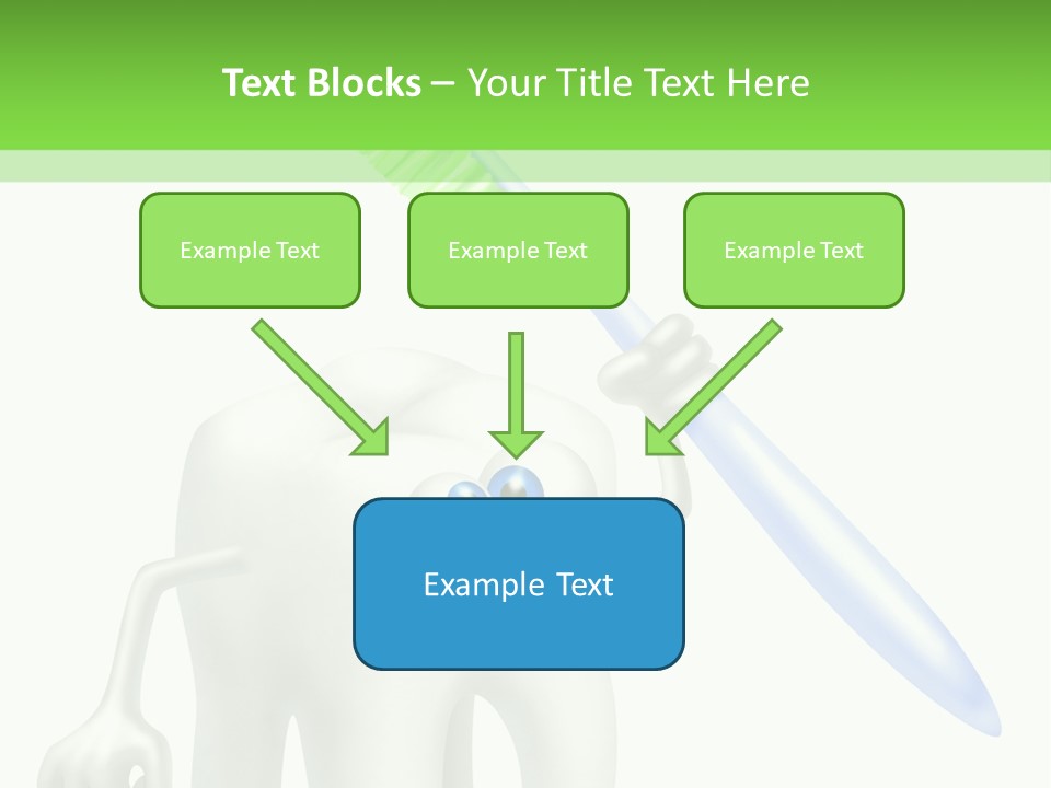 Toothpaste Dentist Teeth PowerPoint Template