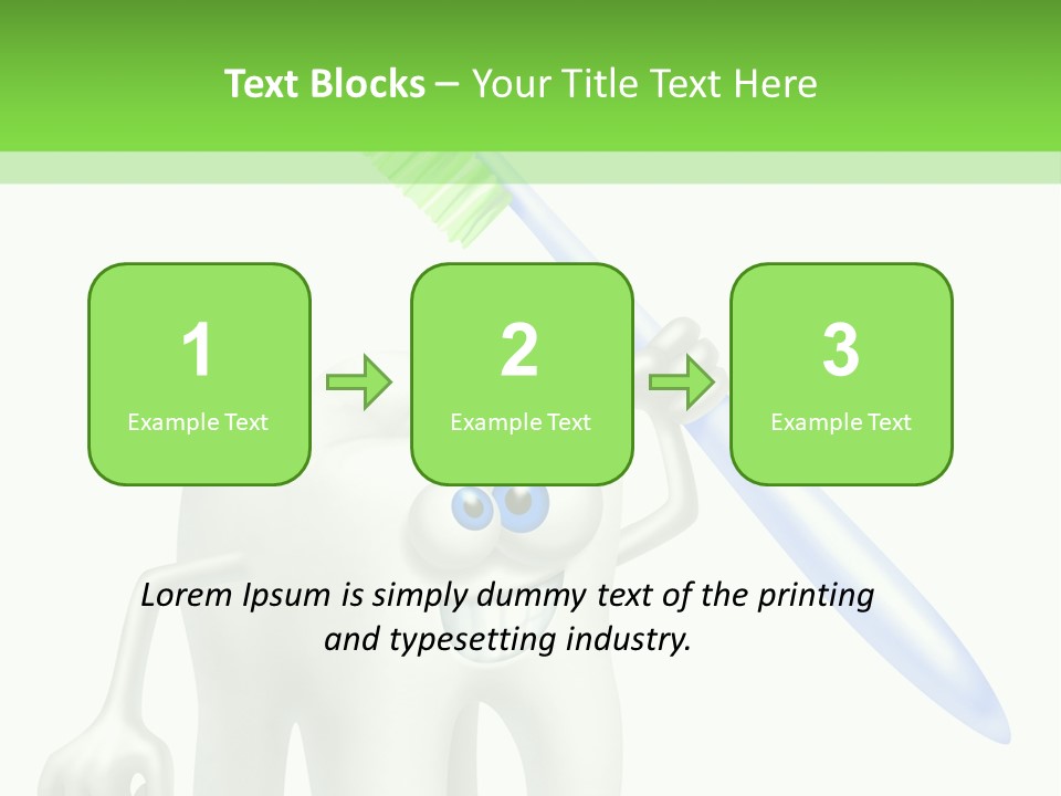 Toothpaste Dentist Teeth PowerPoint Template