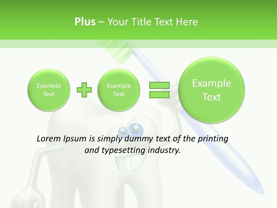 Toothpaste Dentist Teeth PowerPoint Template