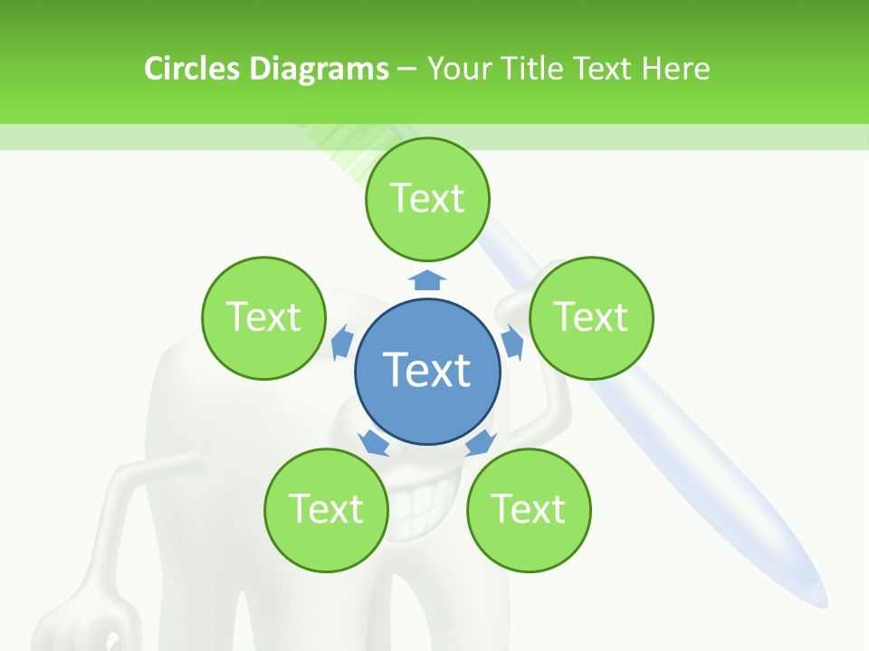 Toothpaste Dentist Teeth PowerPoint Template