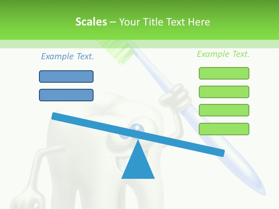 Toothpaste Dentist Teeth PowerPoint Template