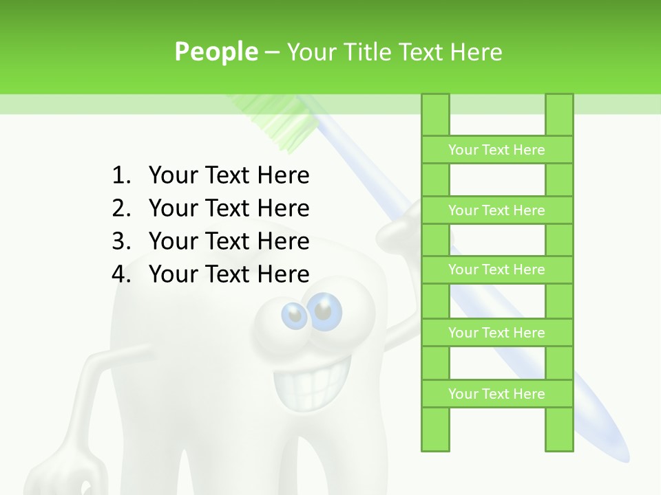 Toothpaste Dentist Teeth PowerPoint Template