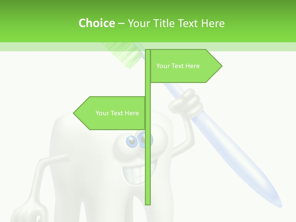 Toothpaste Dentist Teeth PowerPoint Template