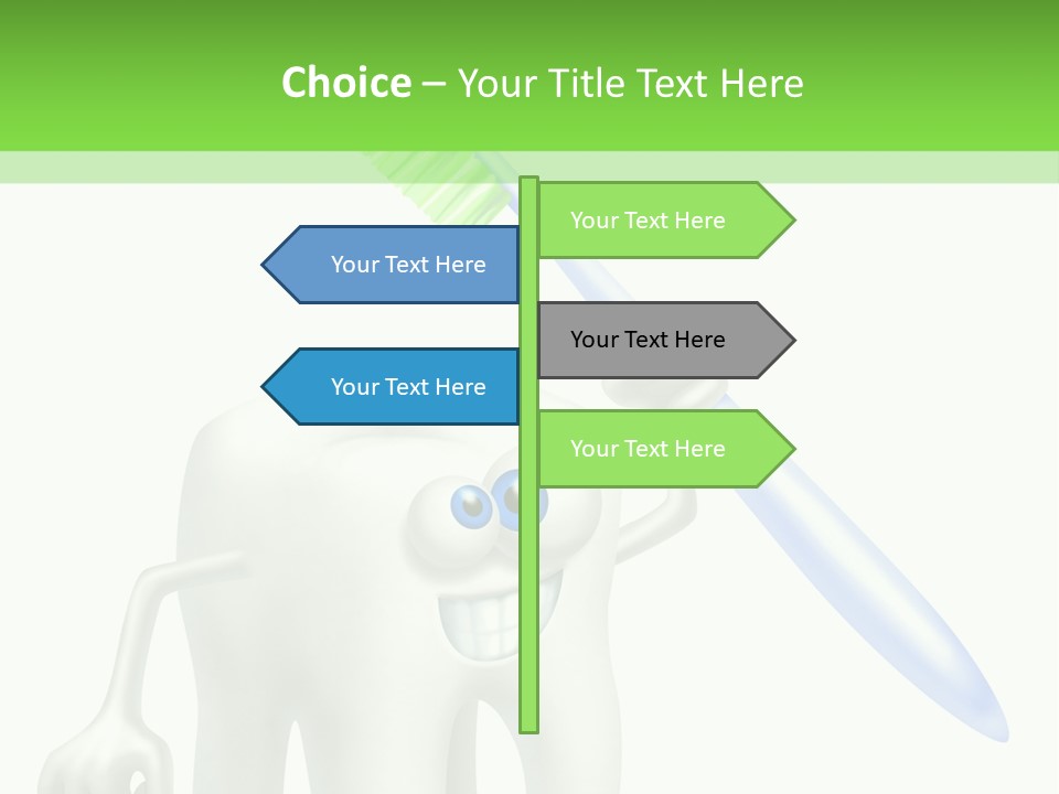 Toothpaste Dentist Teeth PowerPoint Template