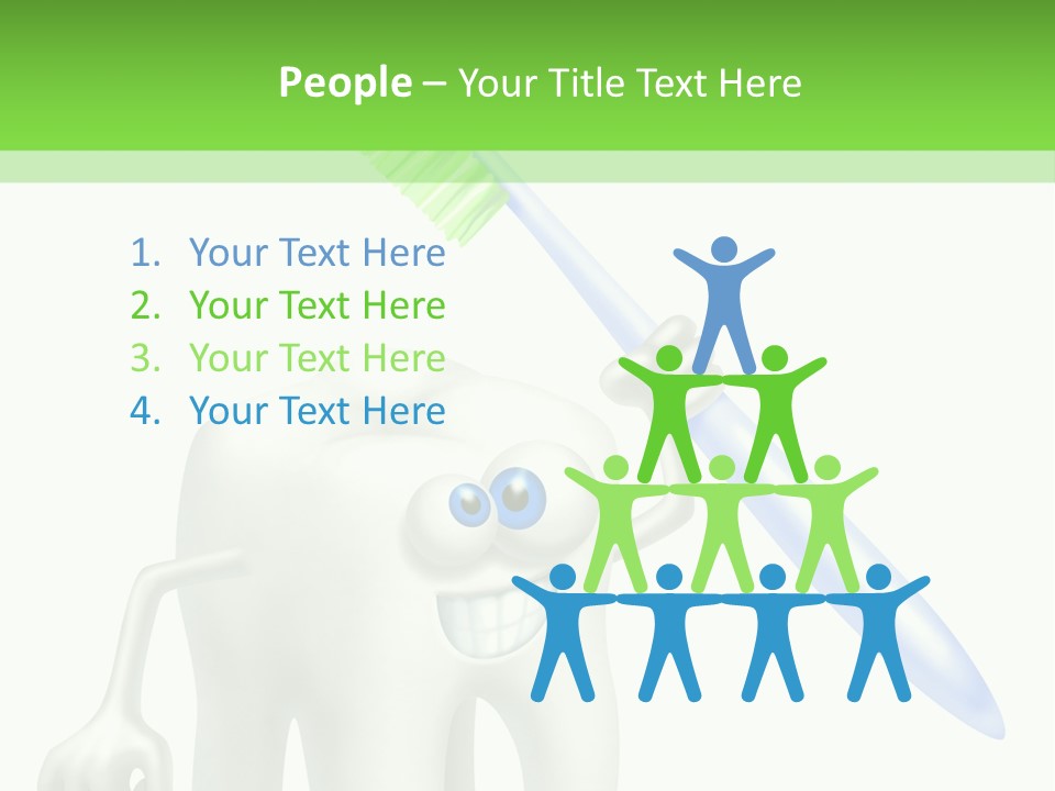 Toothpaste Dentist Teeth PowerPoint Template