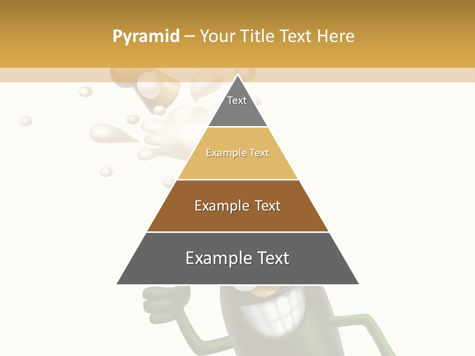 Friendly Champaign Character PowerPoint Template