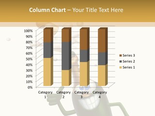 Friendly Champaign Character PowerPoint Template