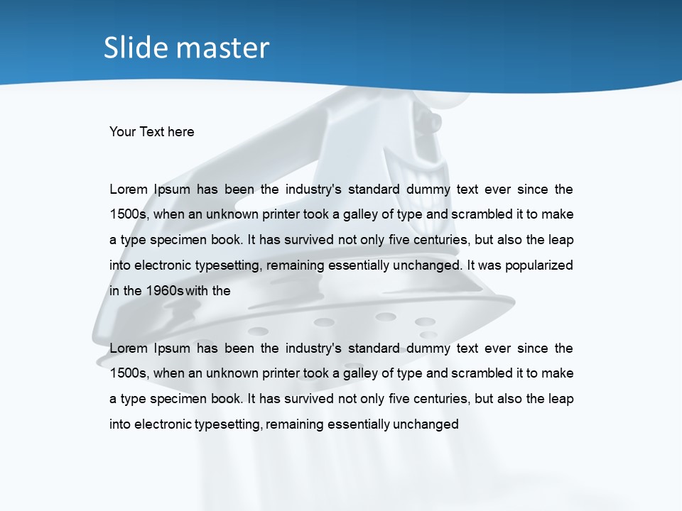 Laughing Comic Smile PowerPoint Template