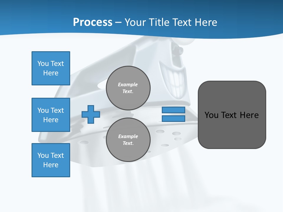 Laughing Comic Smile PowerPoint Template