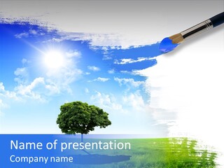 Macro Entomology Shine PowerPoint Template