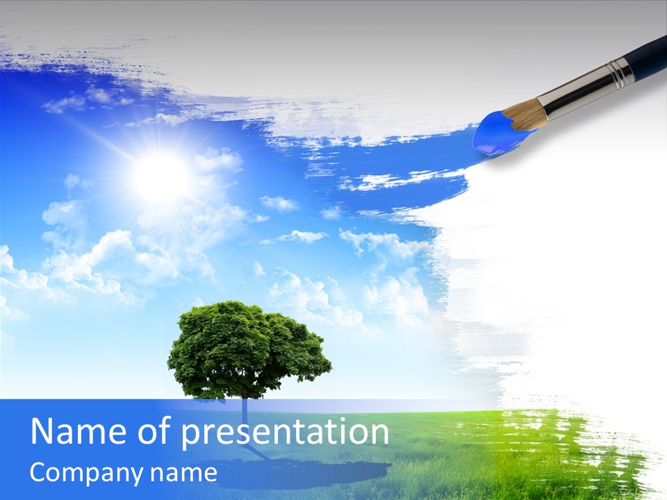 Macro Entomology Shine PowerPoint Template