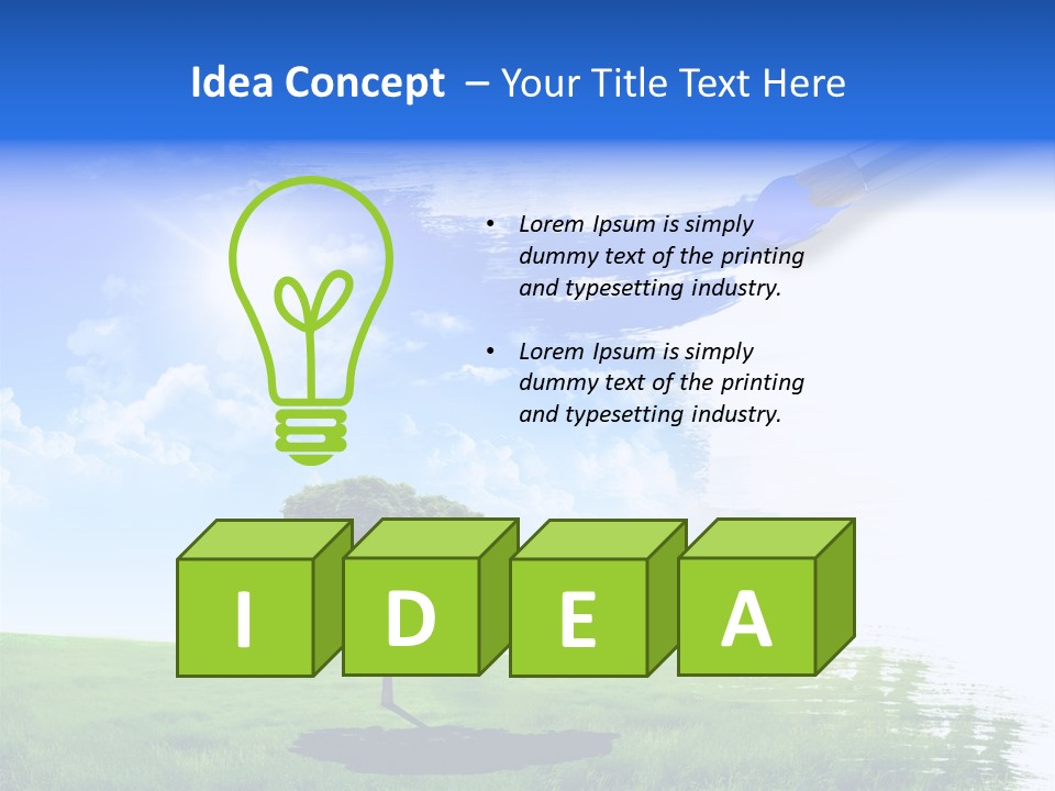 Macro Entomology Shine PowerPoint Template