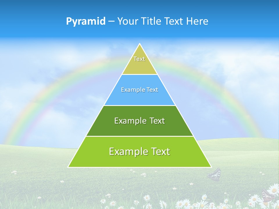 Flower Cloud Green PowerPoint Template