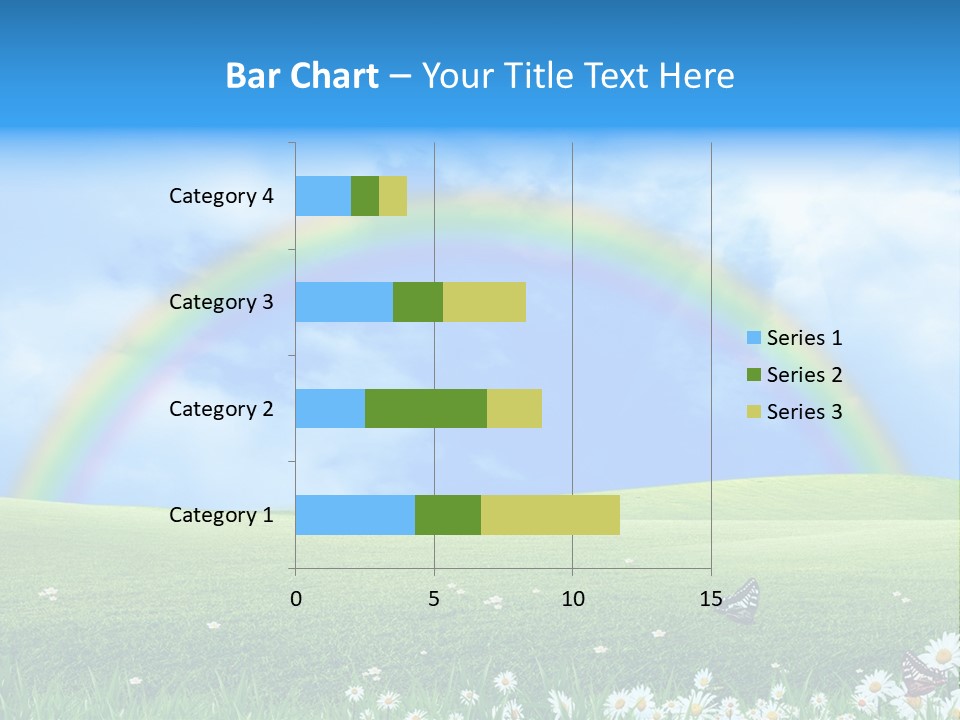 Flower Cloud Green PowerPoint Template