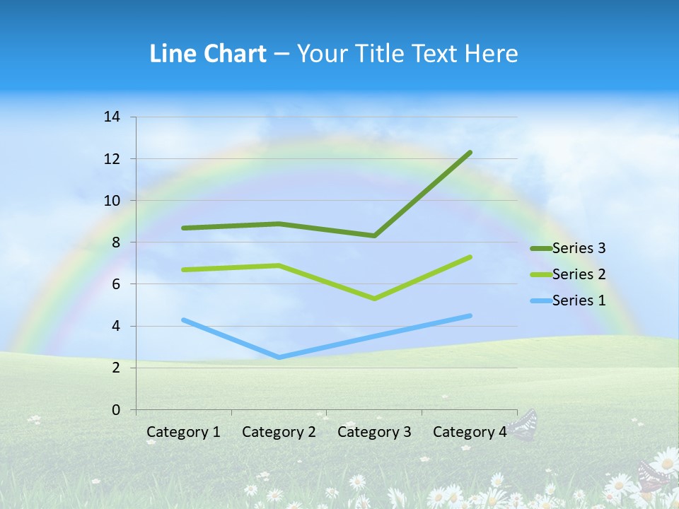 Flower Cloud Green PowerPoint Template