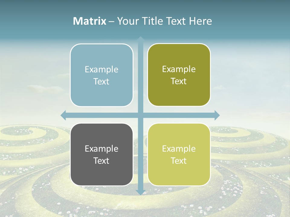 May Spiral Seam PowerPoint Template