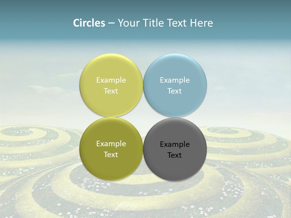 May Spiral Seam PowerPoint Template