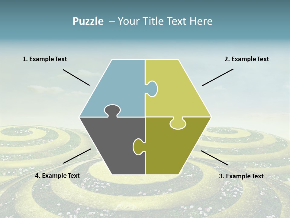 May Spiral Seam PowerPoint Template