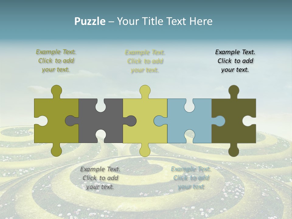 May Spiral Seam PowerPoint Template