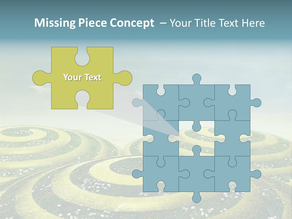 May Spiral Seam PowerPoint Template