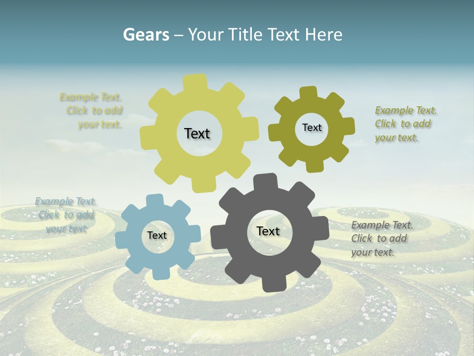 May Spiral Seam PowerPoint Template