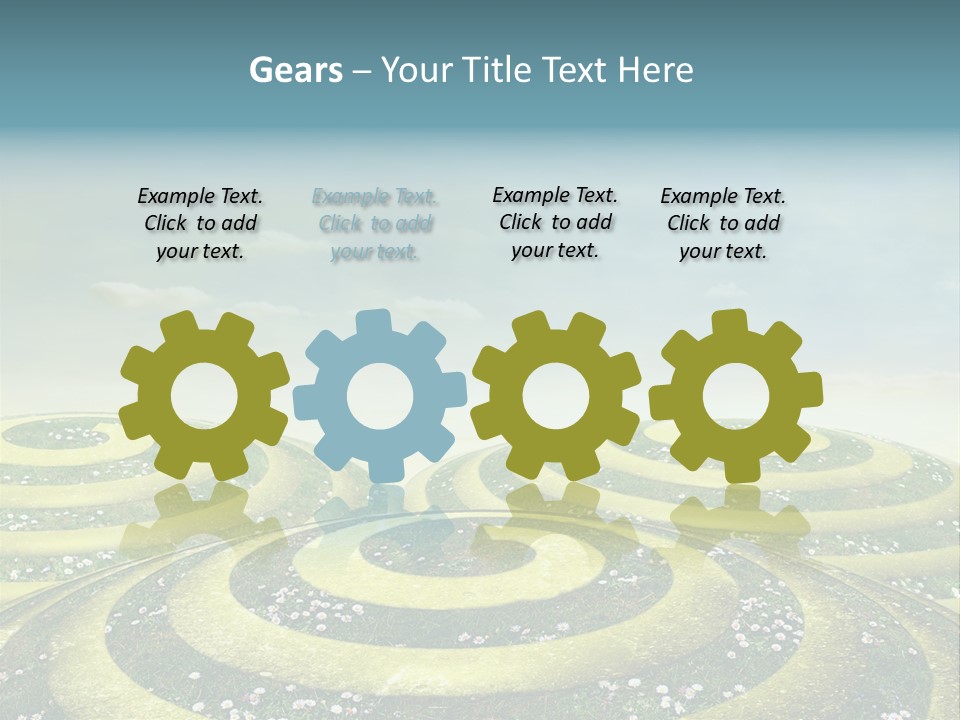 May Spiral Seam PowerPoint Template