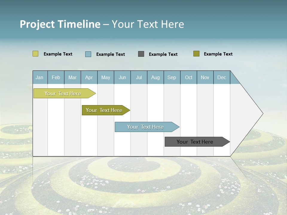 May Spiral Seam PowerPoint Template