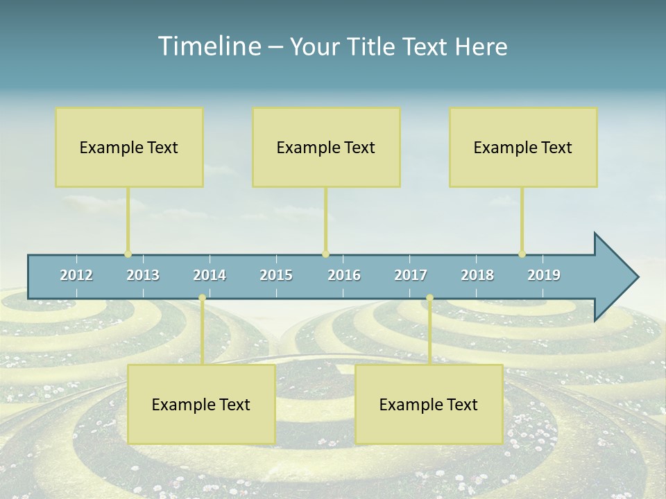 May Spiral Seam PowerPoint Template