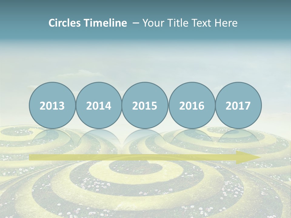 May Spiral Seam PowerPoint Template