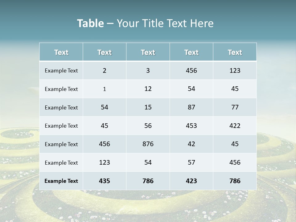 May Spiral Seam PowerPoint Template