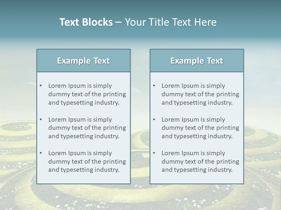 May Spiral Seam PowerPoint Template
