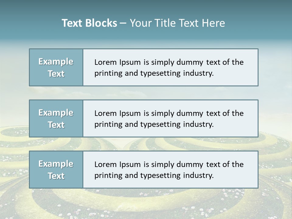 May Spiral Seam PowerPoint Template