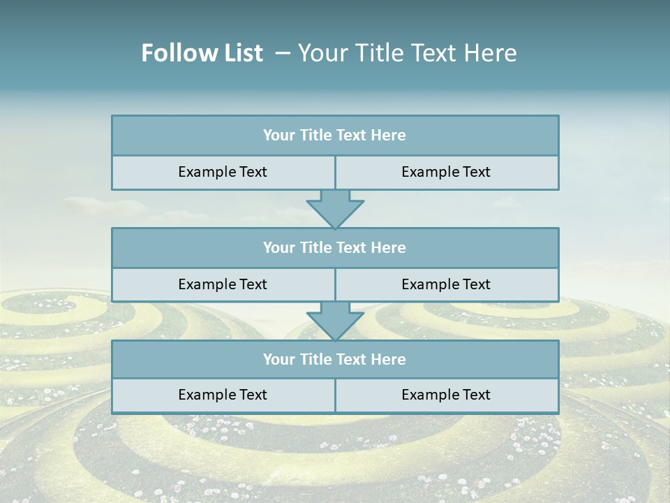 May Spiral Seam PowerPoint Template