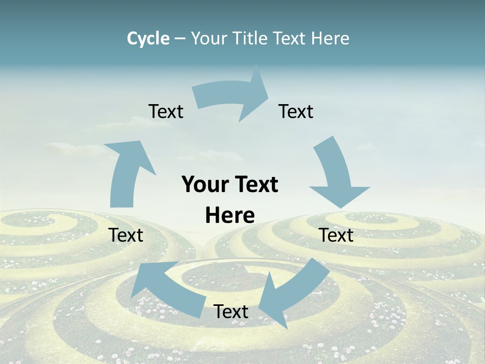 May Spiral Seam PowerPoint Template