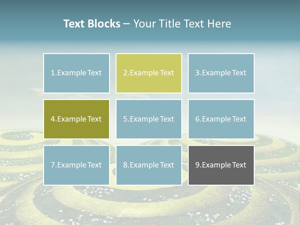 May Spiral Seam PowerPoint Template