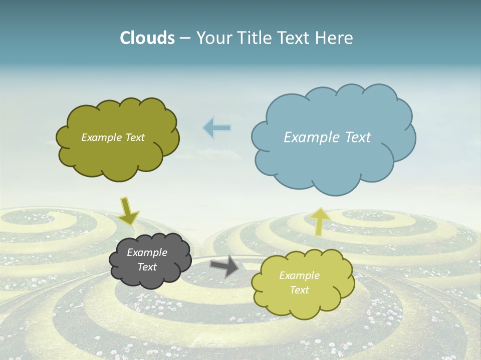 May Spiral Seam PowerPoint Template