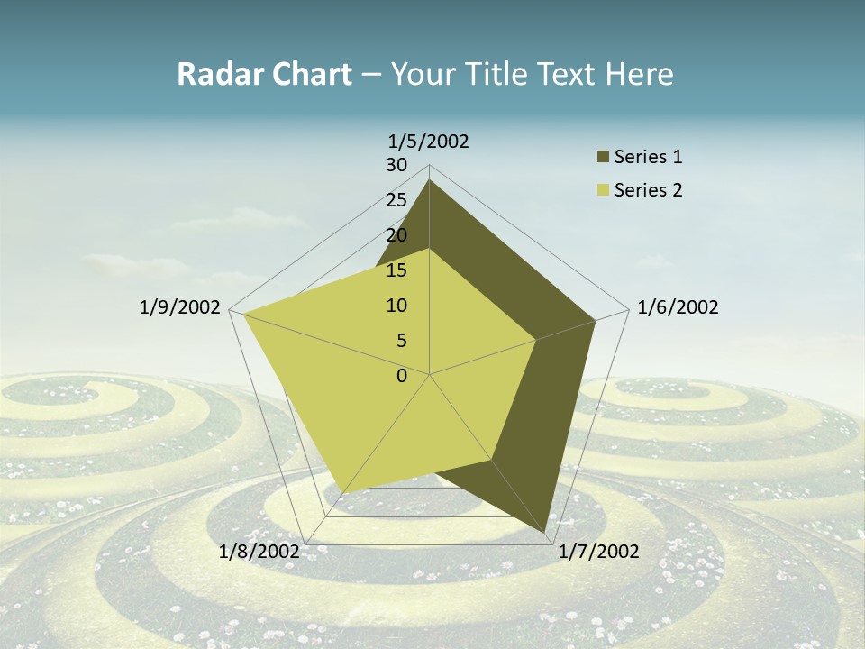 May Spiral Seam PowerPoint Template