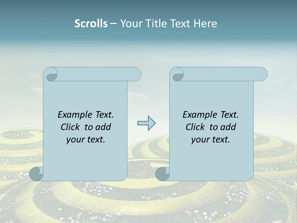 May Spiral Seam PowerPoint Template