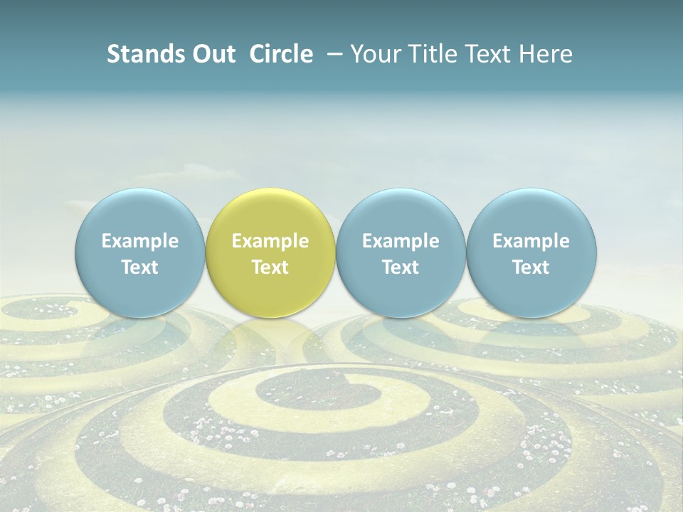 May Spiral Seam PowerPoint Template
