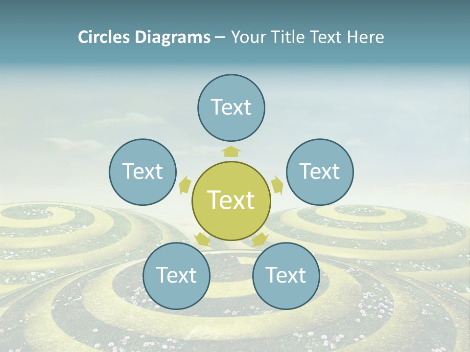 May Spiral Seam PowerPoint Template