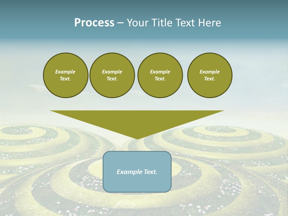 May Spiral Seam PowerPoint Template