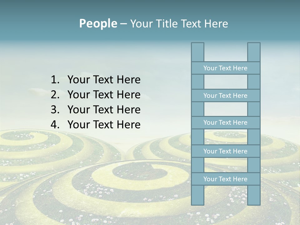 May Spiral Seam PowerPoint Template