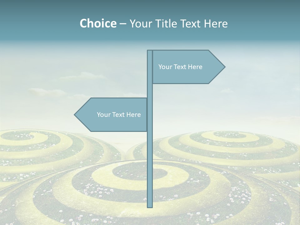 May Spiral Seam PowerPoint Template