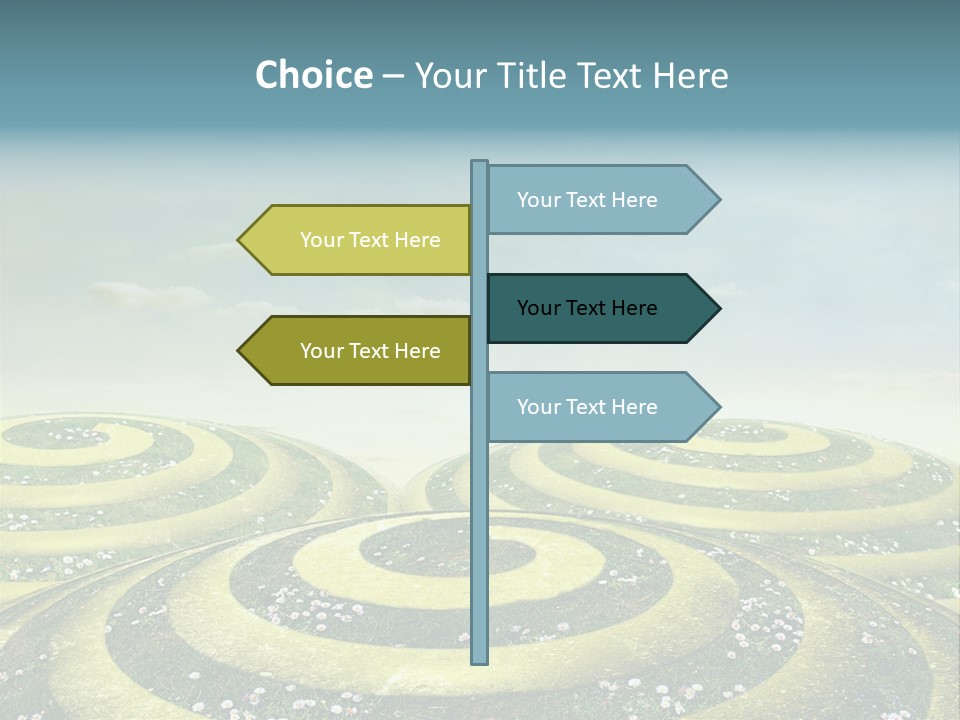 May Spiral Seam PowerPoint Template