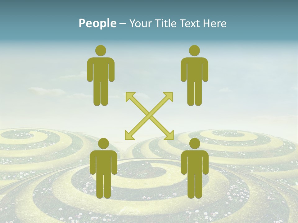 May Spiral Seam PowerPoint Template