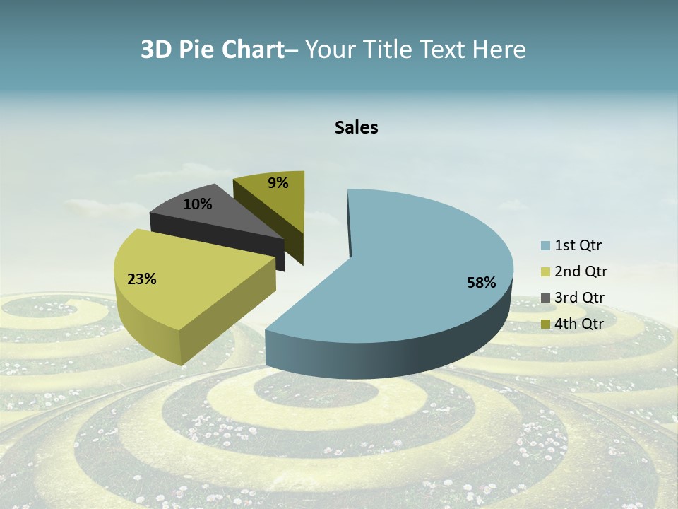 May Spiral Seam PowerPoint Template