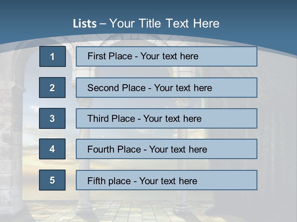 Palace Antique Europe PowerPoint Template